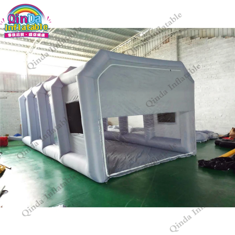 Hot sale mobile inflatable spray booth tent portable inflatable paint booth tents for car maintaining with carbon air filters Hot sale mobile inflatable spray booth tent portable inflatable paint booth tents for car maintaining with carbon air filters
