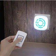 US/EU PLUG Dimmable Led Night Lamp AC110-220V Remote Control NightLight Portable Mini Wireless Infrared Motion Sensor LED Light