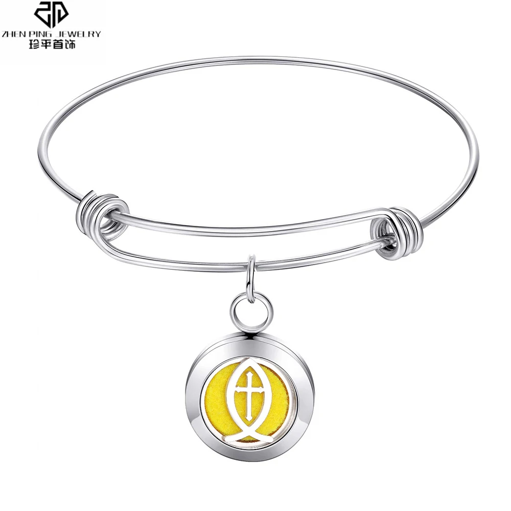 

Stainless Steel Cuff Bracelet Aromatherapy Diffusers Essential Oils Charm Expandable Bangles Bracelets Perfume Jewelry