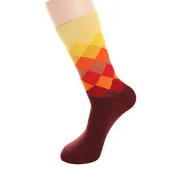 Harajuku унисекс носки для девочек для женщин мужские хлопковые носки плед Многоцветный Милый принт подарок унисекс лодыжки calcetines mujer 2019 Новый