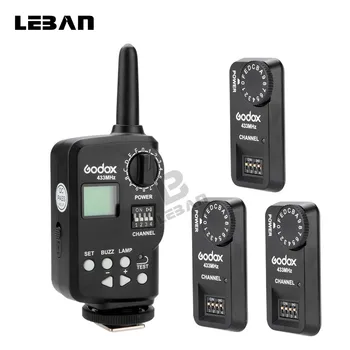 

Godox Ft-16s Flash Trigger Remote Wireless Power Control 1x Transmitter + 3x Receiver for Godox TT850 V860 etc Flash Speedlite