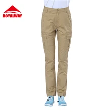 Royalway Кемпинг Брюки Для женщин Открытый Высокое качество ykk молнии Мотобрюки мульти-карманы Сверхлегкий нейлон Походные штаны# RFPL1180F