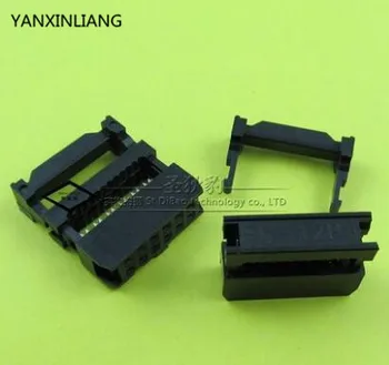 

50PCS IDC Socket FC-12P 2.54mm IDC connector 12-pin cable socket 12P 2X6P IDC