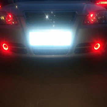 

2Pcs/lot Car Fog lights Universal Waterproof 1200Lm Angel Eyes COB LED DRL Driving Lights 12V 30W Auto Fog Lamp