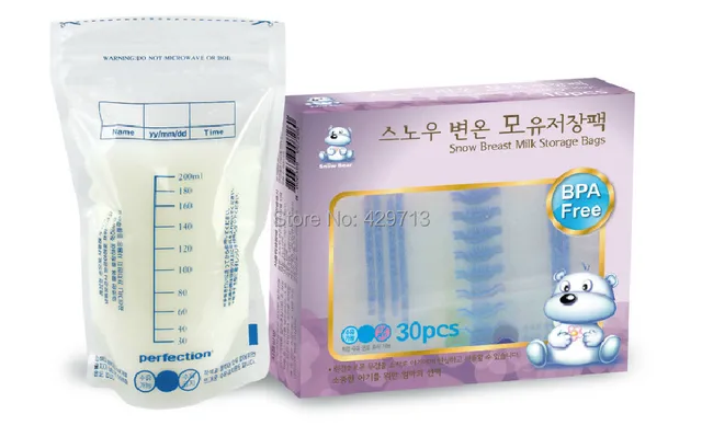 30pcs T Milk Storage Bags 200ml Pc Famous Korean Brand 30pcs T Milk Storage Bags 200ml Pc Famous Korean Brand Human Baby