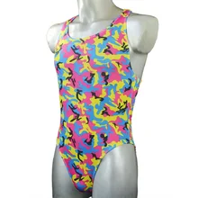 Брендовое сексуальное мужское нижнее белье с принтом Флора, мужской комбинезон, стринги, Манкини