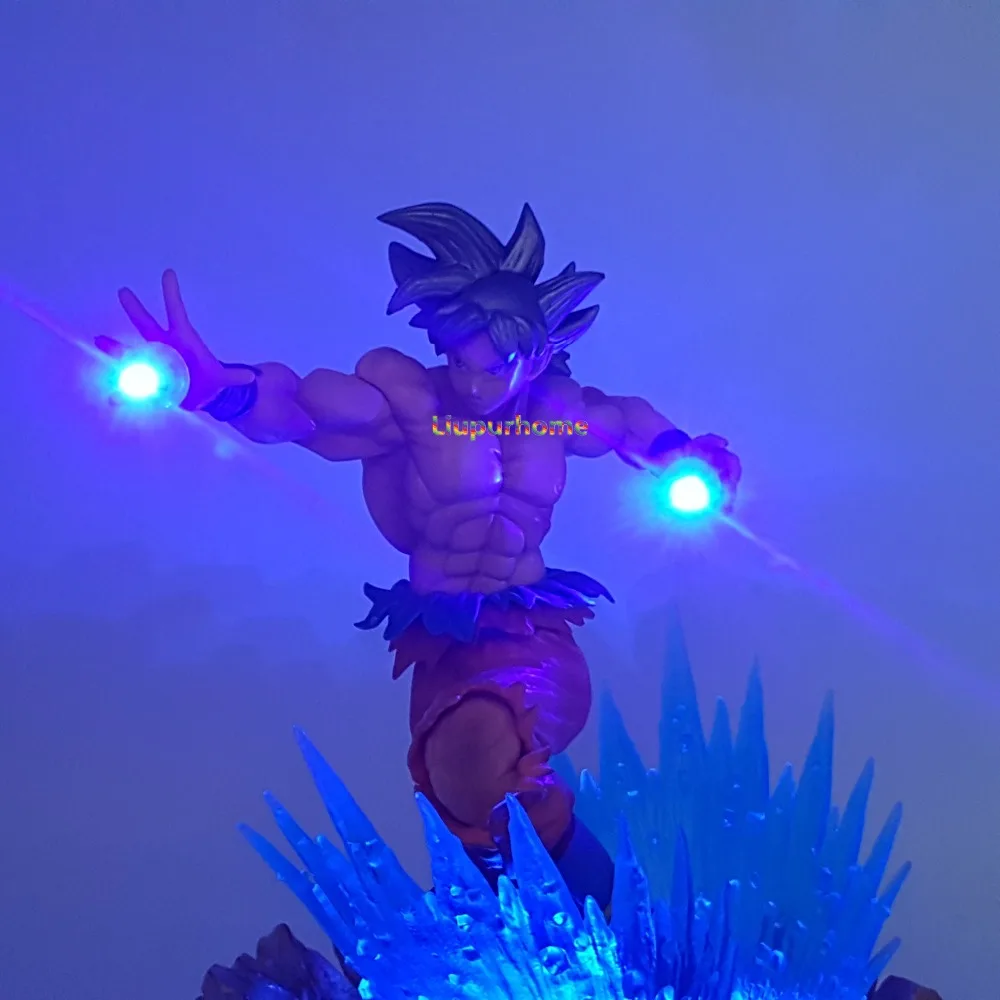 Dragon Ball Son Goku Ultra Instinct Led ночные светильники Настольная лампа Dragon Ball Z Goku Key of Egoism Led Lamparas ночник