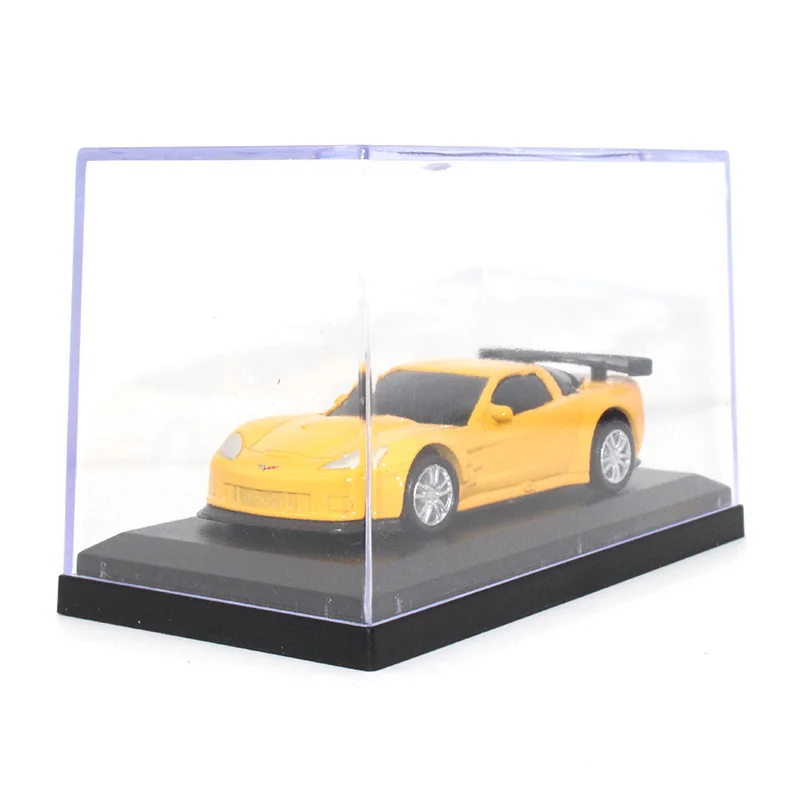 

1:64 Diecast Car model kids toys Chevrolet Corvette Collection decoration Acrylic box packaging toy car Gift for children