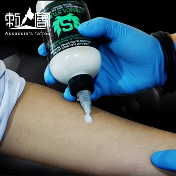 

Free postage -250ml Bottled Tattoo Transfer Cream Gel for Jelly Gel Tattoo Accessories Supply Stencil Stuff Tattoo Pigments