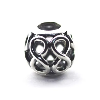 

Fits Silver Charms Bracelet 925 Sterling Silver Jewelry Charms Beads Infinite Shine Charm DIY Jewelry For Women