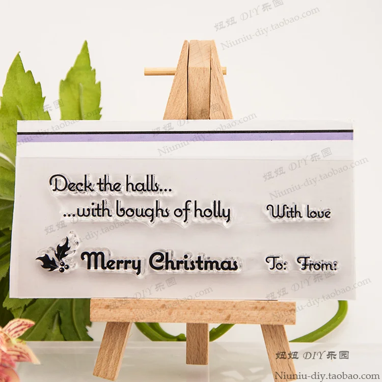 

NCraft Clear Stamps N5094 Scrapbook Paper Craft Clear stamp scrapbooking Christmas