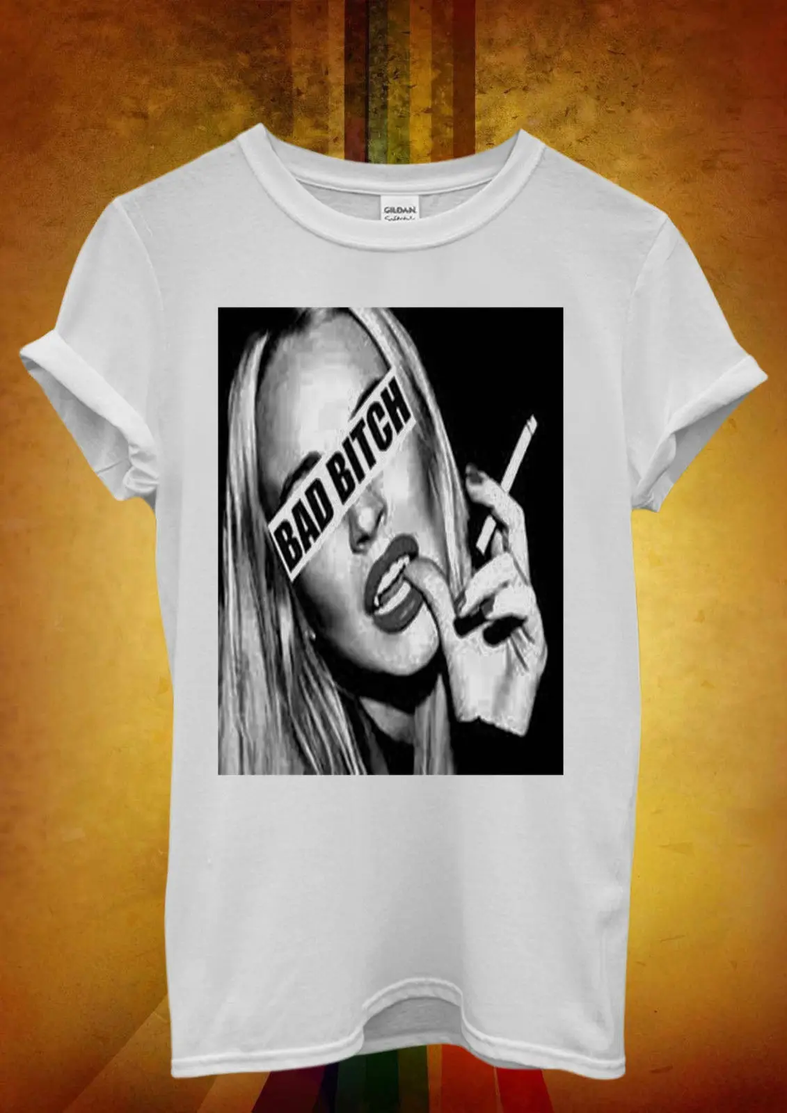 

Bad Bitch Sexy Girls Retro Men Women Unisex T Shirt Top Vest 348 Hot Sell 2018 Fashion T Shirt Short Sleeve Tricolor