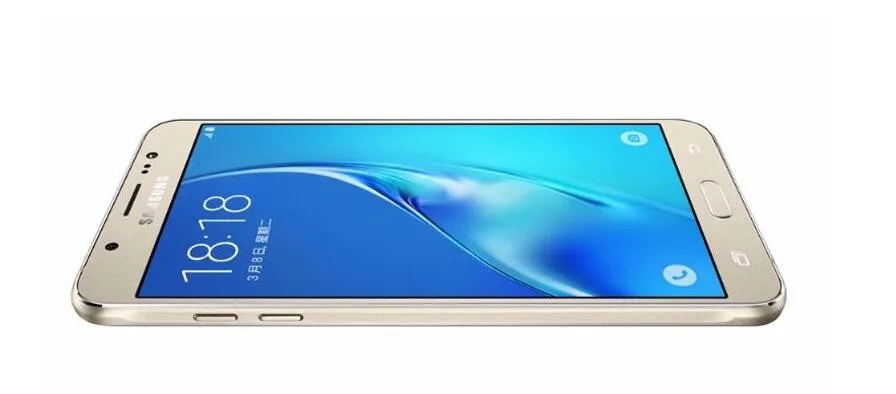 Разблокированный мобильный телефон samsung Galaxy J7 J700F с двумя sim-картами, четыре ядра, 1,5 Гб ОЗУ, 16 Гб ПЗУ