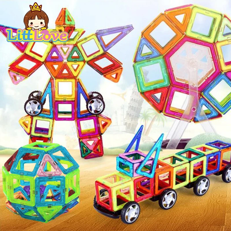 47 шт. Детский конструктор из магнитных блоков|enlighten toys|plastic bricksbricks technic |