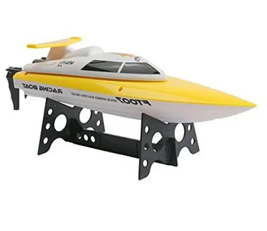 F17890/1 FeiLun FT007 2,4G 4CH высокоскоростная гоночная перевернутая RC лодка с дистанционным управлением, скоростная лодка водяное охлаждение со скоростью 25 км/ч - Цвет: Цвет: желтый