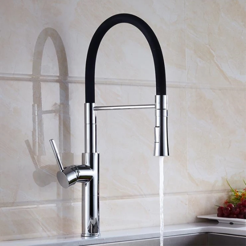 Pull Down Kitchen Faucet Grohe Concetto Single Handle Dual Spray Pull Down Torneira Cozinha Basin Sink Hot Cold Water Tap Mixers