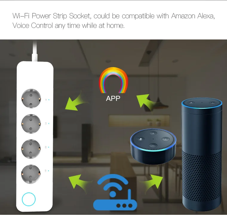 Интеллектуальная Розетка Wifi мобильный телефон переключатель синхронизации розетка дистанционное управление Умный дом Alexa voice