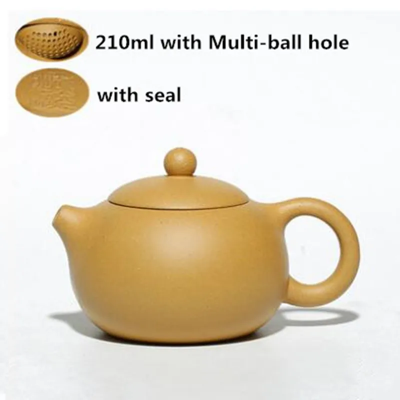 210ml high quality Teapot Yixing Original mine authentic Hand made