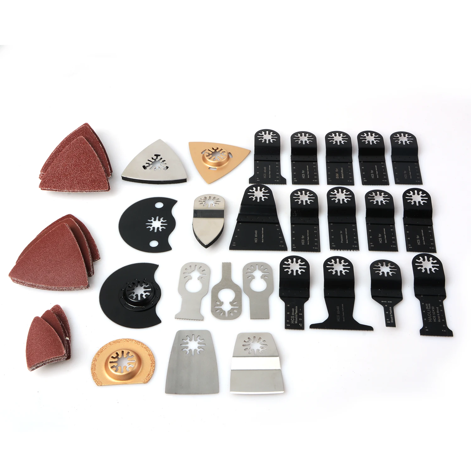

100 pcs oscillating multi tool saw blades for renovator power tools for Fein multimaster for Dremel wood metal cutting