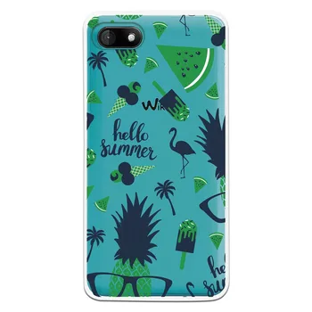 

Stand case costume drawing Hello Summer Blue WP007 for Wiko Sunny 3