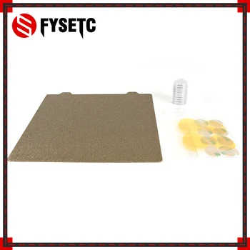 

220X220mm Double Sided Textured PEI Spring Steel Sheet + Magnet To Be Magnetic Hot Bed Build Plate For Ender 5 Anet A8