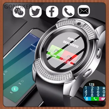 

Bluetooth Smart Watch WristWatch Support With Camera SIM TF Card Smartwatch Sports Fitness Tracker Wat for Android iOS Phones
