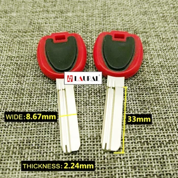 

Best quality Lock Cylinder House Home Door 33mm Key blanks Locksmith Supplies Red Blank Keys 20 pcs/lot