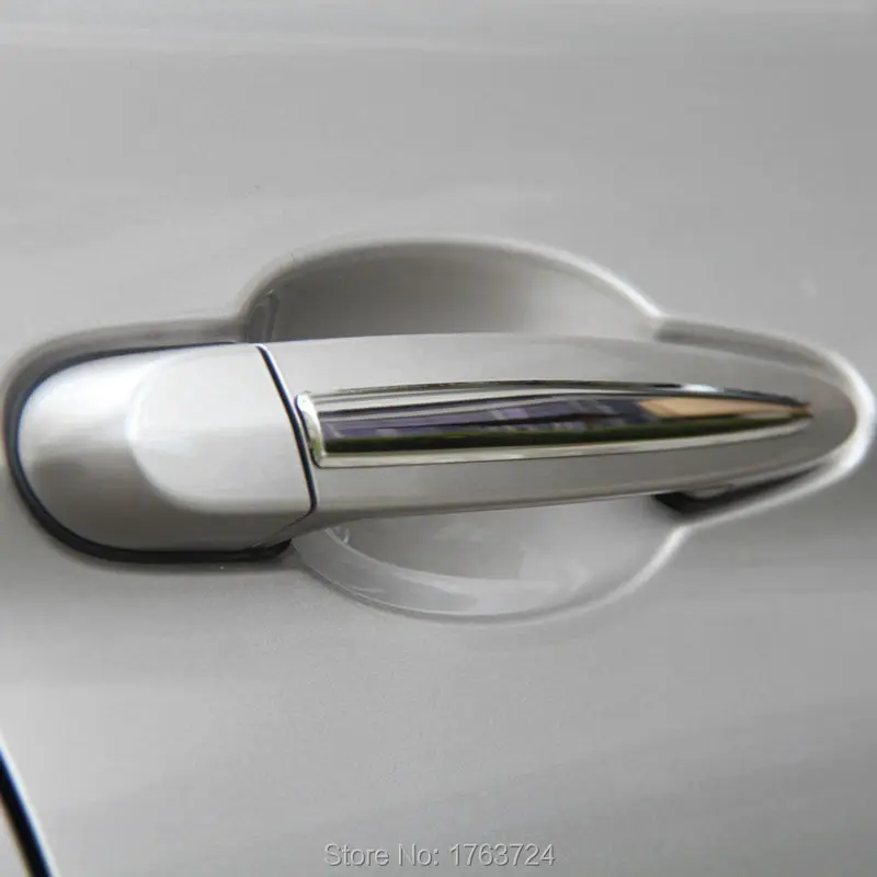 Stainless Steel Chrome Door Handle Cover Trim 4pcs Strips For 1 3 Series X3 X5 X6 f20 f30 f25 Accessories