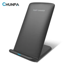 Qi Wireless Charger for Samsung Galaxy S8 S8 Plus S7 S6 Edge Note 5 New Qi Charger Wireless Charging Adapter Quick Charge 2.0