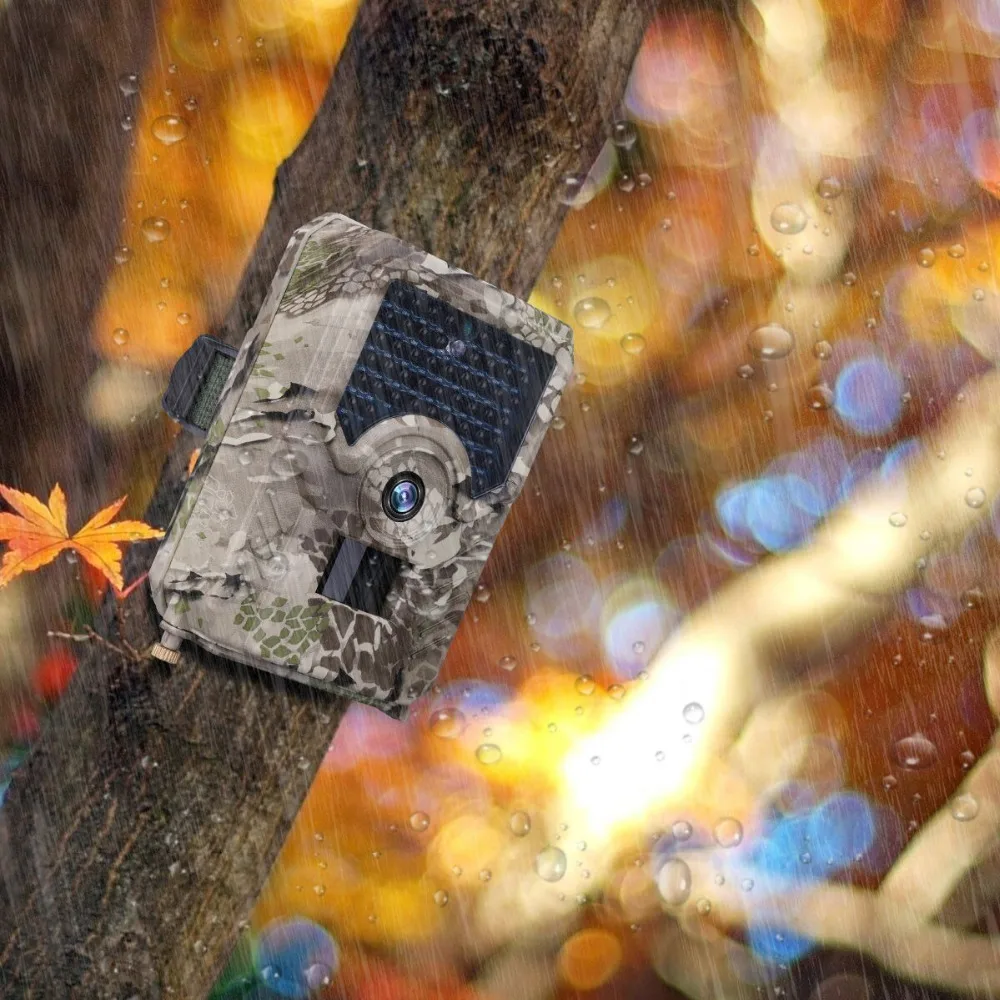 

Wildlife Trail Camera With 0.8S Trigger Time Camouflage Animal Monitor Waterproof Hunting Camera
