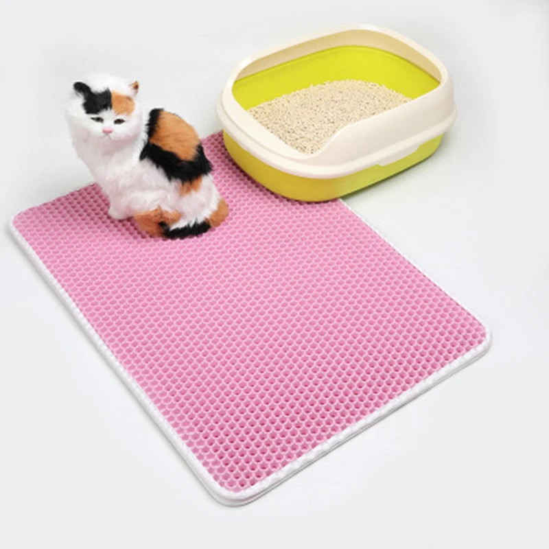 

Safe And Soft Cat Litter Mat Breathable Foam Use For Cats Litter Box Remove Litter From Cat PAWS Waterproof Pet Supplies
