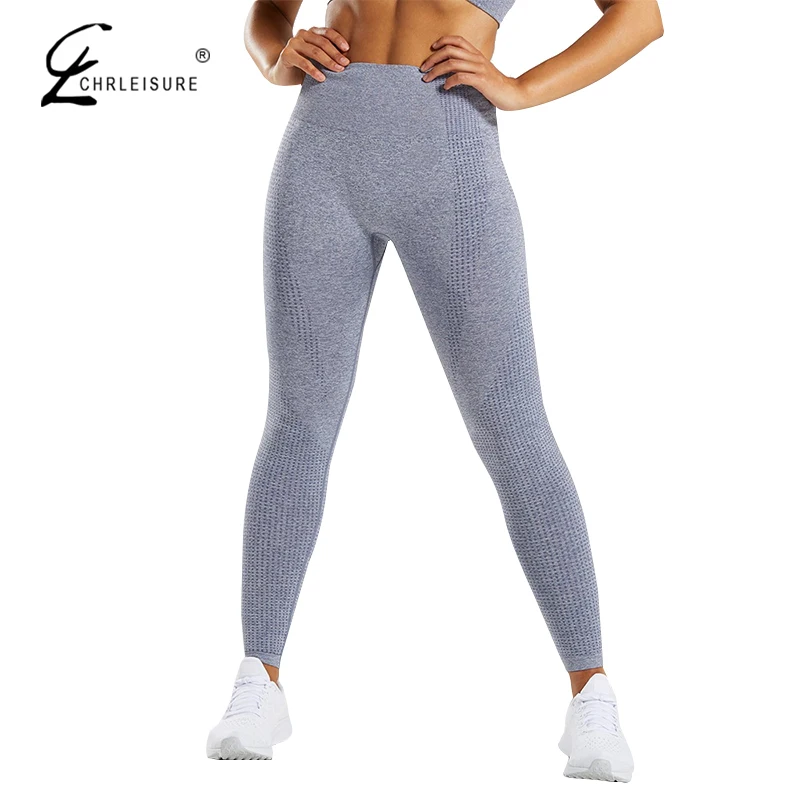 CHRLEISURE الأزياء سلس اللياقة البدنية طماق الأنثوية الرجل Jeggings الرياضية النساء عالية الخصر تجريب طماق النساء