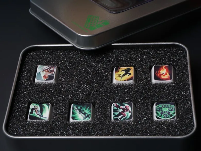  7 keys/set Keycaps OEM height Mechanical keyboard Key caps Skill Keys for LOL