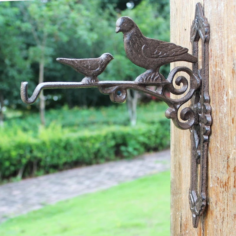 Cast Iron Wall Mount Bird Bell Indoor//Outdoor Decor //