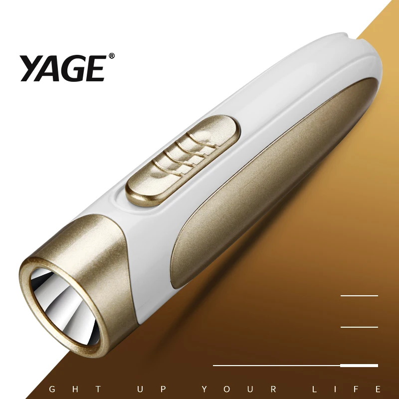 

YAGE 3827 mini led flashlight lamp Light Portable Mini portable light led lanterna linterna touch lithium lon EU/USA/UK Plug