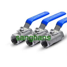 1 1/" DN32 из нержавеющей стали(1 вещь) шаровой клапан, SS304, экономичный водяной клапан, шаровой клапан из нержавеющей стали, шариковый клапан DN20