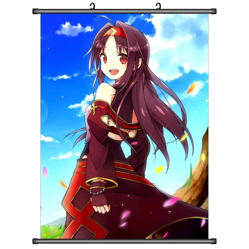 Японское аниме Sword Art Online II SAO сексуальная девушка конно юуки домашний декор настенные свитки Декоративные плакаты с картинками - Цвет: 14