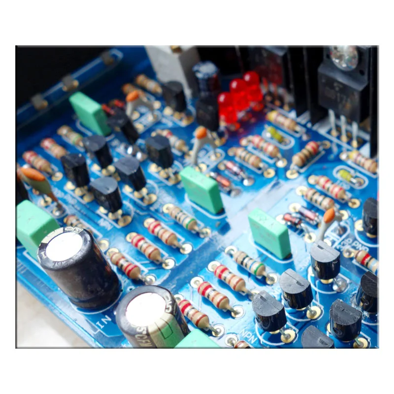 KYYSLB AC Double 16~35V 120W*2 High Power Amplifier Board A3 Full Symmetrical Double Differential Field Effect Tube IRFP240 9240