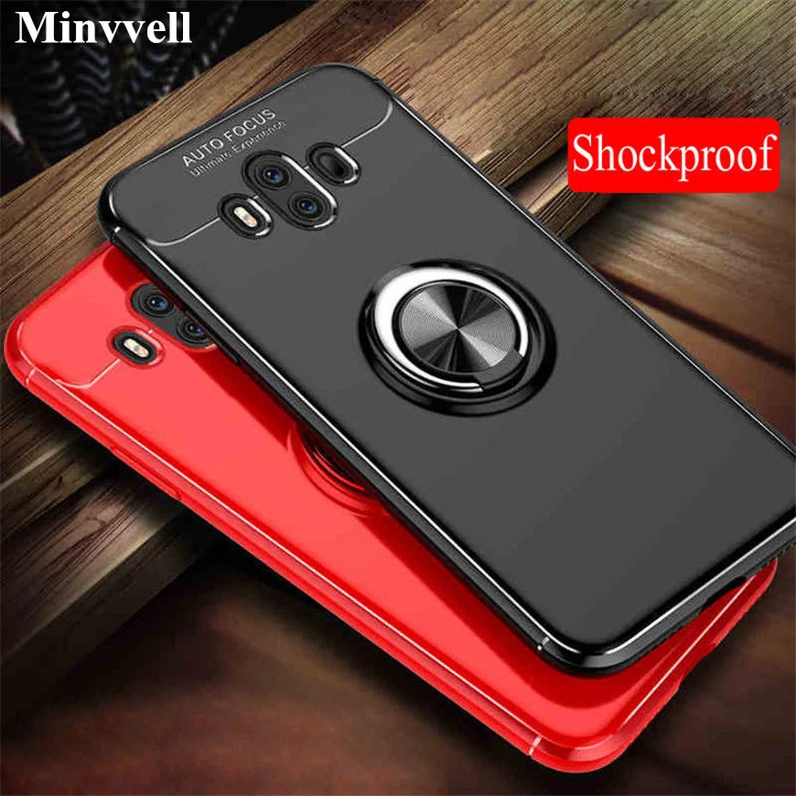Автомобильный чехол подставка для Huawei P10 P9 P20 Lite 2017 Pro mate 9 10 Y7 Pro Y9 2018 Nova 2S Honor 8 Pro 9 10 Lite Note 10, задняя крышка из ТПУ|Бамперы| | АлиЭкспресс