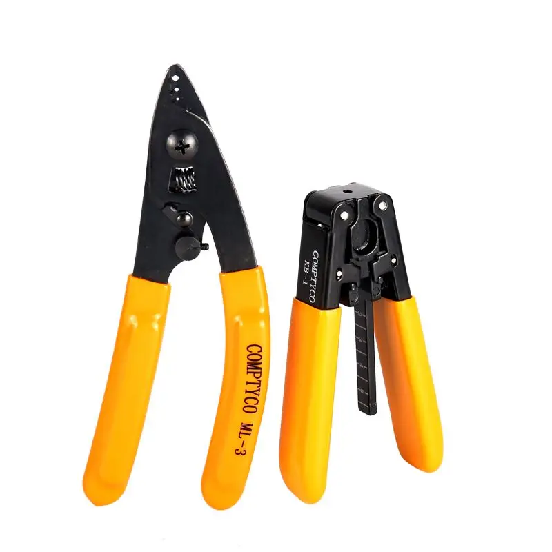 

Free shipping FTTH cable stripper + optical fiber coating stripping pliers 3 port