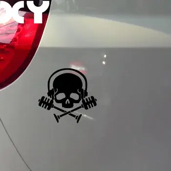 

Rock Music Earphones Skull Vinyl Wrap Reflective Tape Car Modification Stickers and Decals Drop Shipping