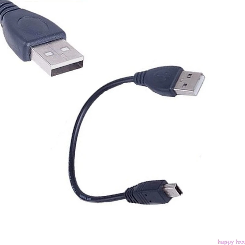 USB 2 0 корд A male vers mini 5 broches B кабель для передачи данных cordon adaptateur|Кабели данных| |