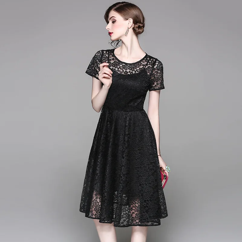 Abito cocktail verde uba