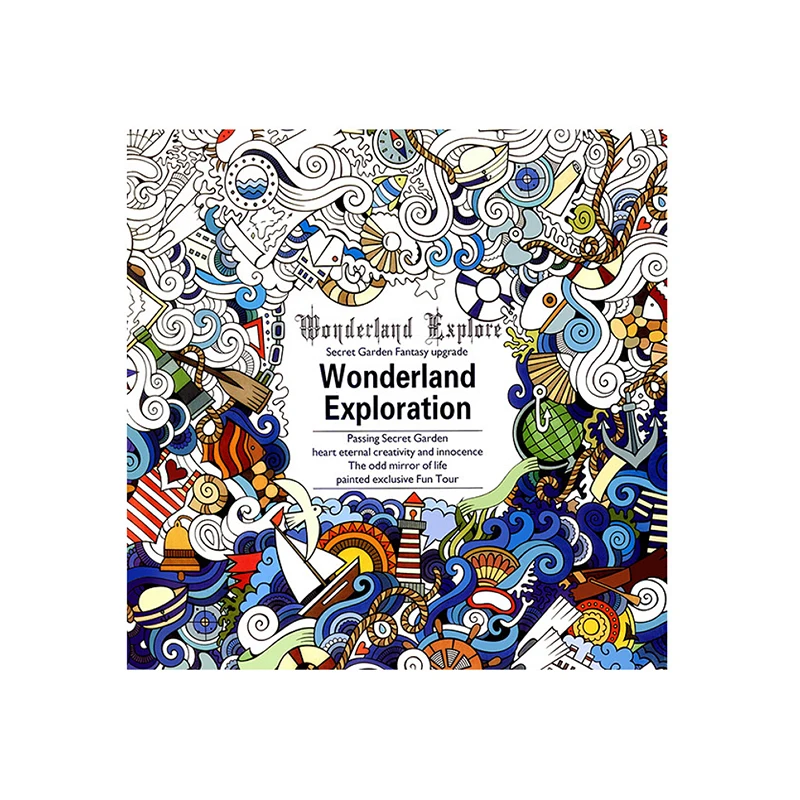 

1Pcs New 24 Pages Mandalas Flower Coloring Book For Children Adult Relieve Stress Kill Time Graffiti Painting Drawing Art Book