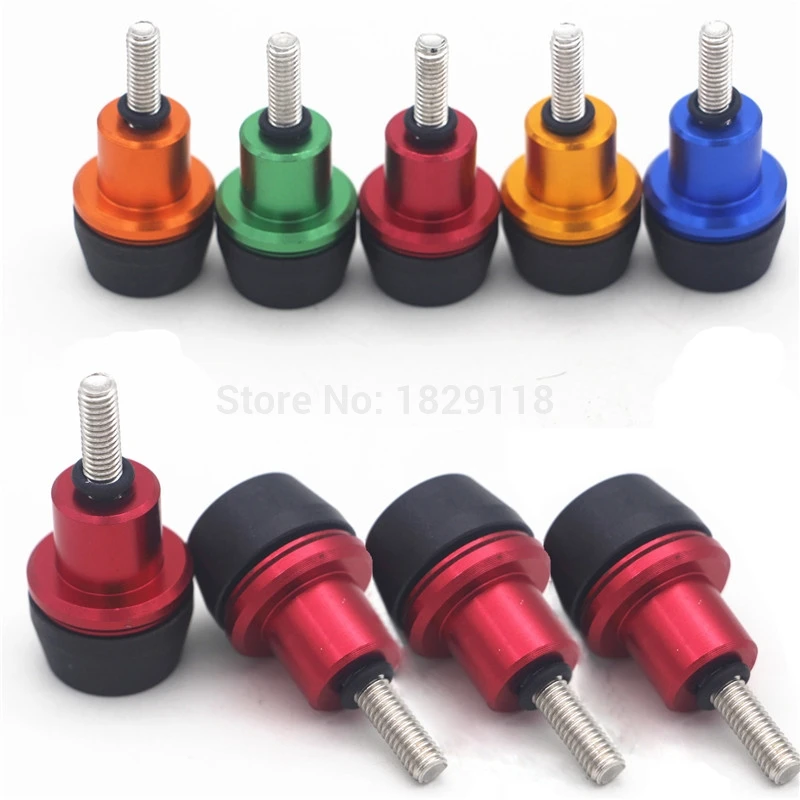

4 pcs Front Fender Anti Crash Cap Universal Motorcycle Aluminum Frame Slider Anti Crash Caps Crash Pad Protect For Yamaha Honda