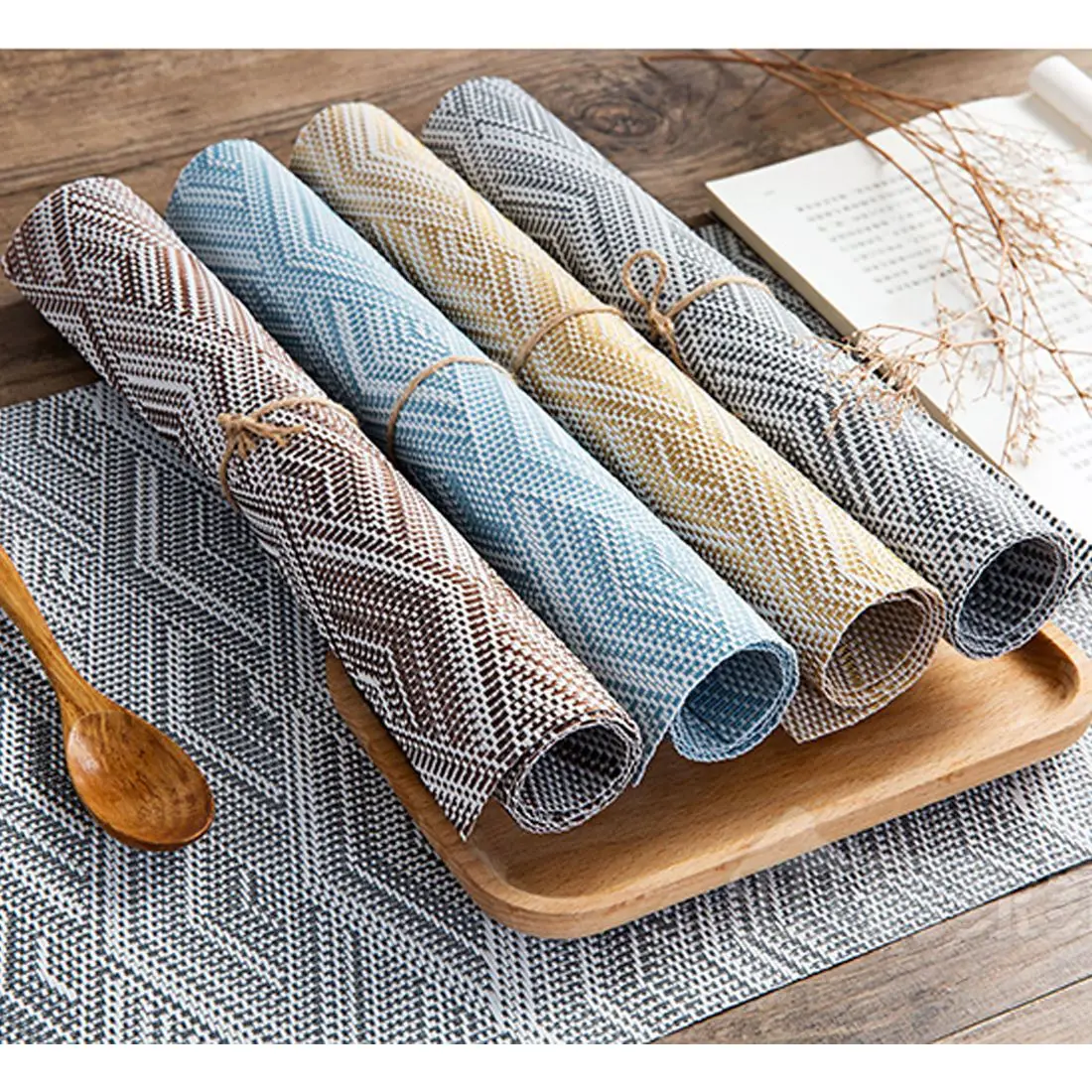 Unique Brief Japanese Style Table Mats Western Food Mat Heat Insulation