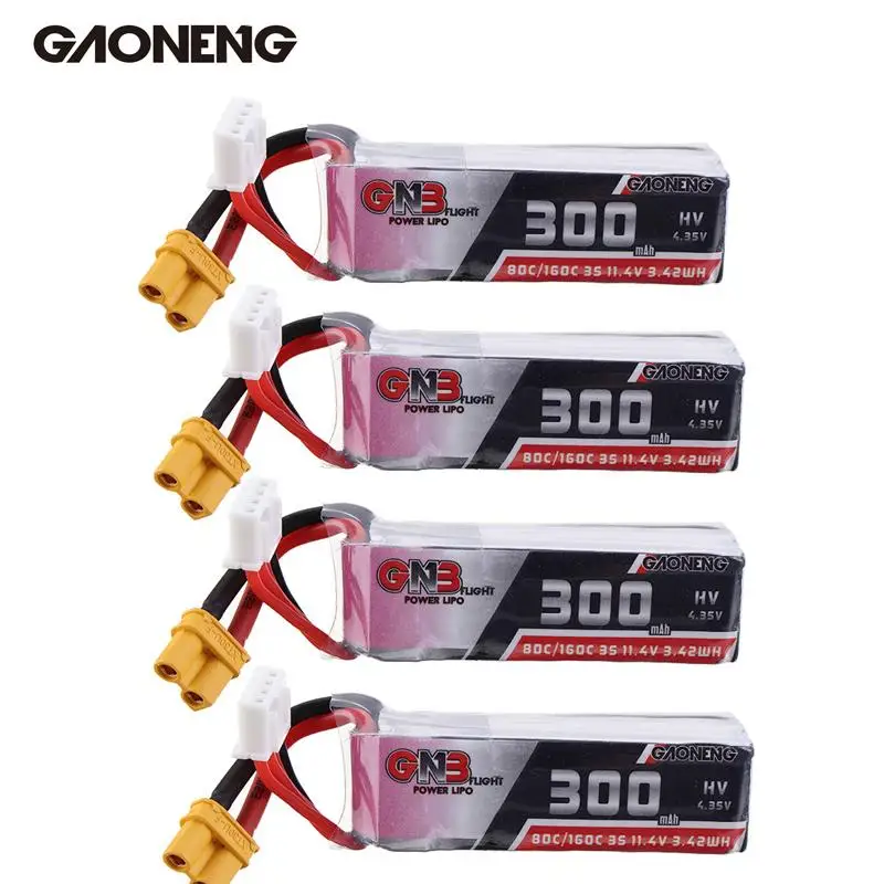 1/3/5 шт Gaoneng GNB 11 4 V 300mAh 80C 3S XT30 разъем Lipo батарея для URUAV UR85/UR85HD Mobula7 HD Sailfly X RC Drone части