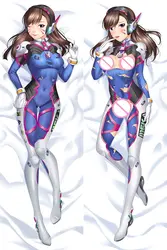 Японское аниме otaku Dakimakura герой OW сексуальная девушка D. Va Dakimakura наволочки для подушек обнимая тело бросок наволочка