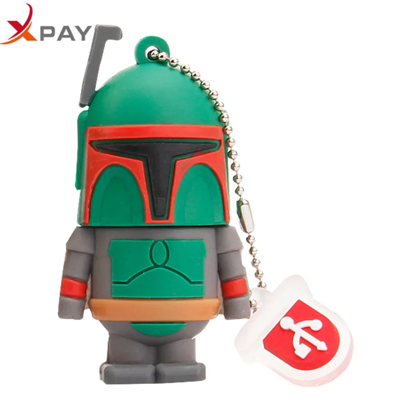 USB 2.0 Yoda Star wars USB flash drive pendrive cartoon Silicone 128GB 64GB 16GB 8GB 4GB all styles usb flash 32GB free shipping