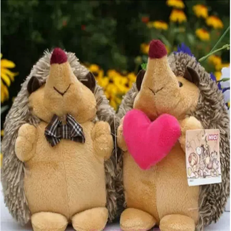 Soft Toys Kawaii Stuffed Animal 18cm 2pcs/pair Hedgehog Plush Toys Dolls Mini Plush Toys Dolls for Kids Birthday gift Soft Toys Kawaii Stuffed Animal 18cm 2pcs/pair Hedgehog Plush Toys Dolls Mini Plush Toys Dolls for Kids Birthday gift